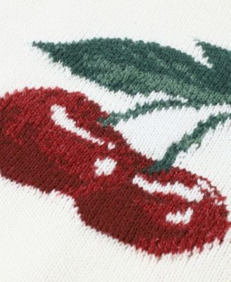 Girls' Cherry Oversized Sweater