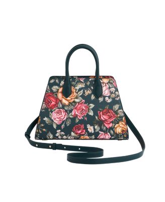 Women's Roses Structured Medium Tote