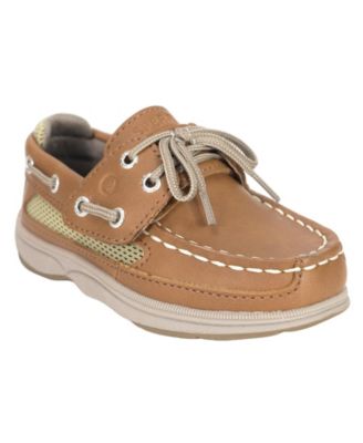 Toddler Lanyard Boat Shoes with Memory Foam Insole