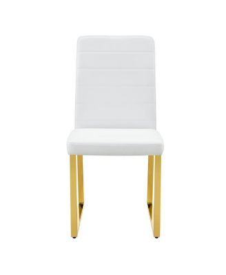 6-Pack Heavy-duty Chairs: 2.1" Cushion, Iron Frame, Home/Office Value