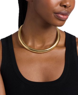 Ribbon Flex Collar Necklace