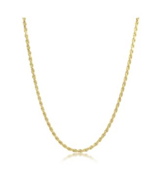 Twisted Rope Chain Necklace 14K Gold-Plated Sterling Silver