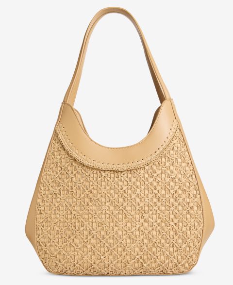 Женские Style & Co Crochet Straw 4-Poster Tote