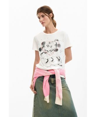 Women's Mickey and minnie Mouse heart t-shirt