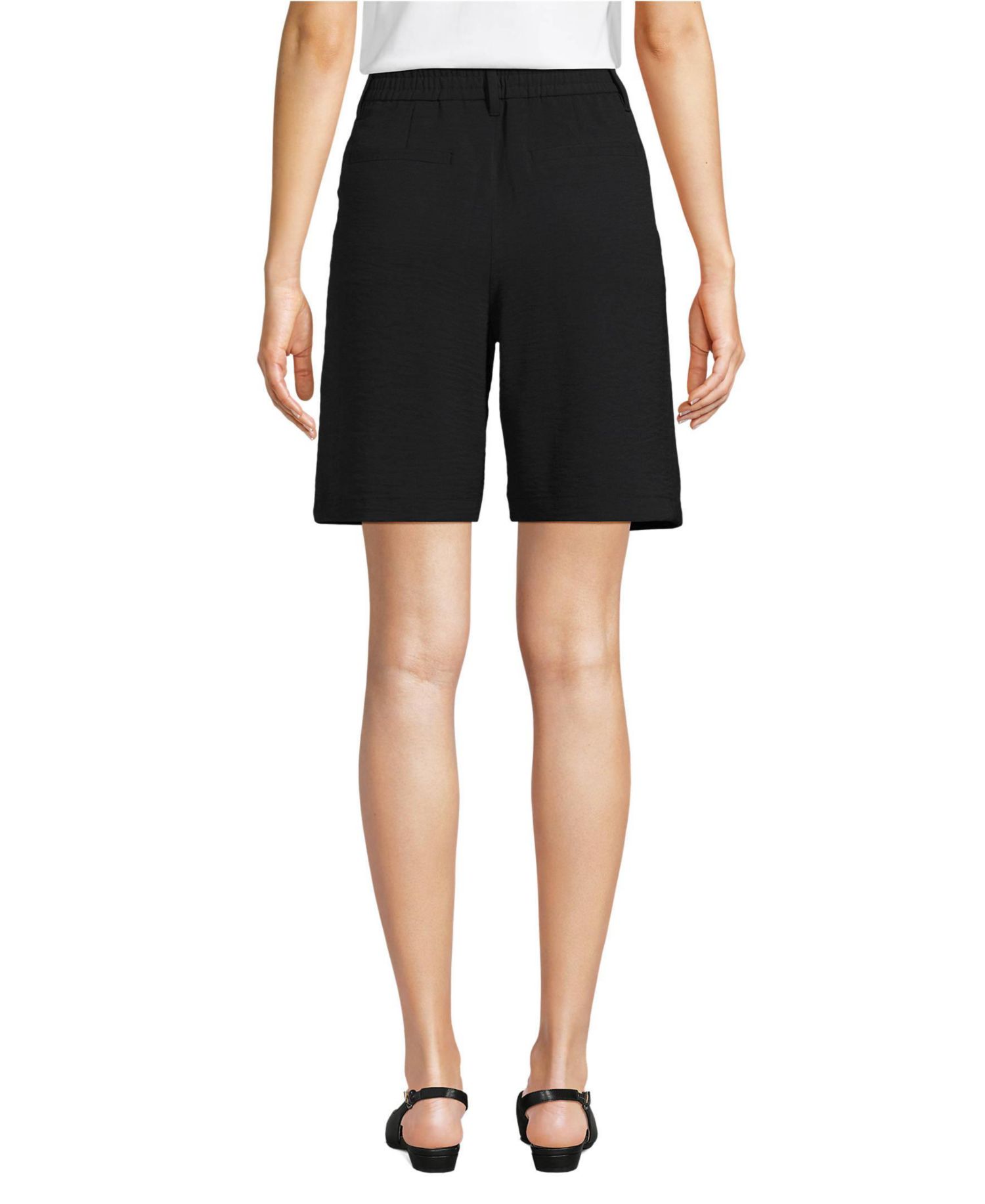Women's Creaseless High Rise 8" Shorts