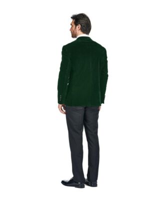 Men's 2-Piece Velvet Peak Lapel Slim-Fit Tuxedo