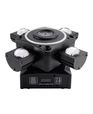 4 Arm Moving Head Light – 90W RGBW Beam/Laser/Disco Ball Effect with DMX