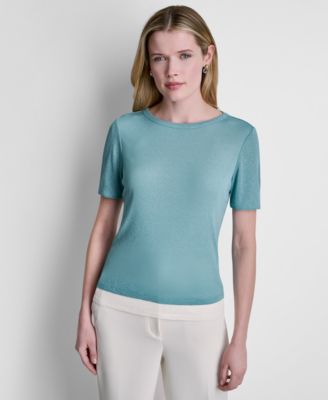 Women's Short-Sleeve Crew Neck Top