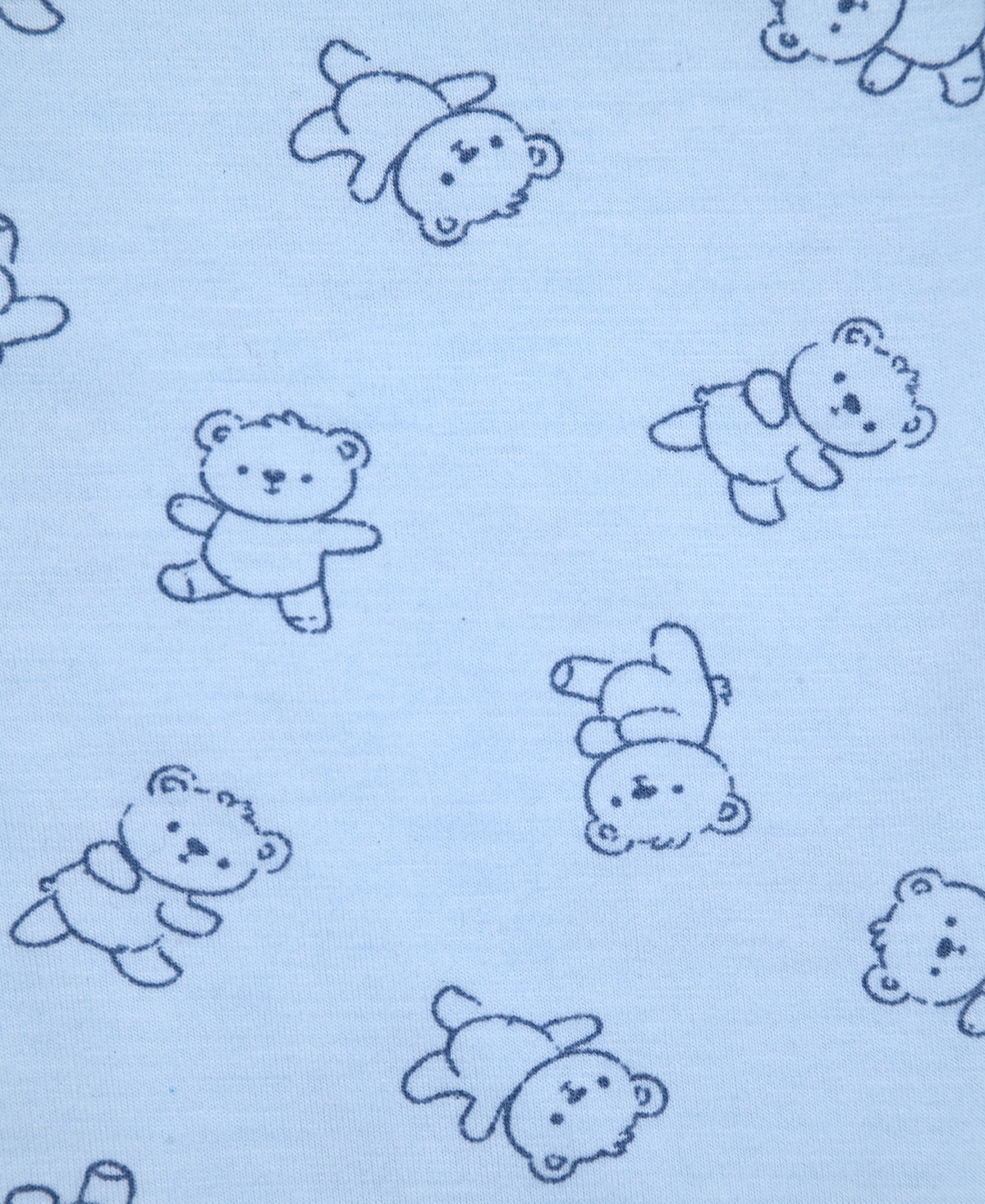 Max & Olivia Baby Boys' Bear Ribbed Round Neck Footie Sleep Play and Hat, 2-Piece Set