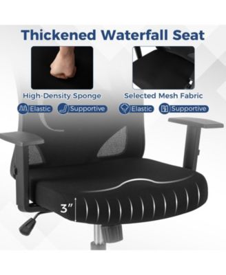 Ergonomic Office Chair 3D Headrest Reclining Backrest