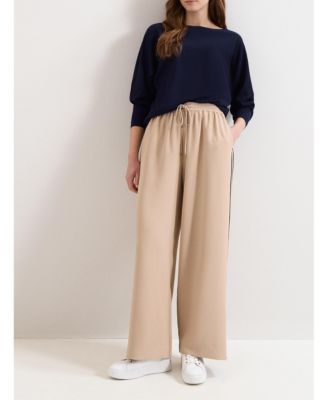 Women's Cristine Slash-Neck Knitted Jumper