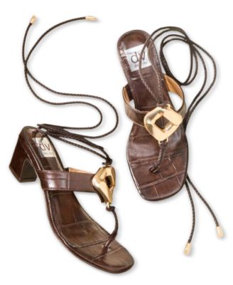 Women's Stanza Embellished Lace-Up Leg-Wrap Dress Sandals