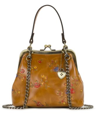 Laureana Mini Leather Crossbody Frame Bag
