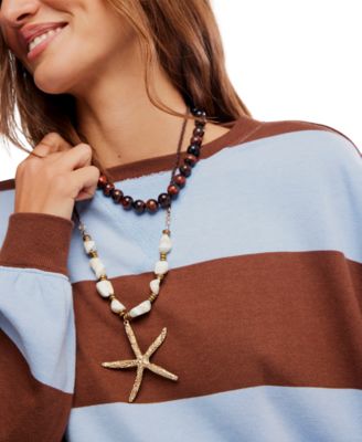 Women's Classic Crewneck Stripe Oversized Top