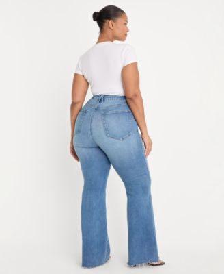 Women's Flare-Leg Mid-Rise Jeans