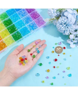 2310pcs Crystal Beads Faceted Bicone Transparent Bracelet Necklace Earring DIY Craft