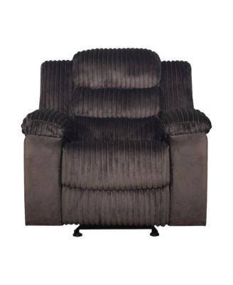 Willow Wood and Fabric Glider Recliner