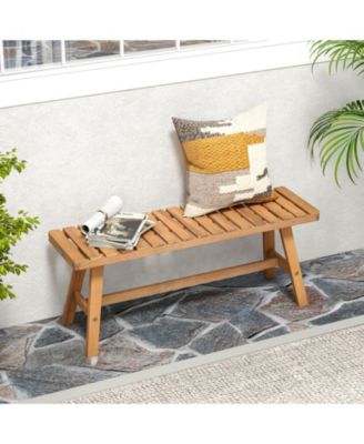 Acacia Wood Bench for Porch and Patio