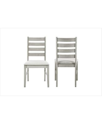 Pascal Wood Dining Chair in Driftwood (Set of 2)