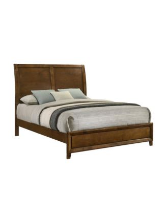 Ballard Wood Panel Bed in Walnut