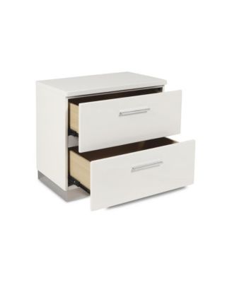 Furniture Sapphire Solid Wood 2-Drawer Nightstand