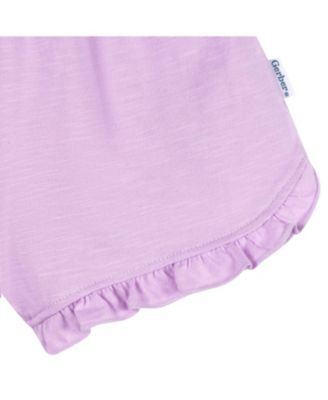 Baby Girls 2-Piece Pocket Tee and Shorts Set