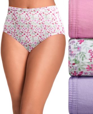 Women's Elance Brief 3 Pack Underwear 1484, 1486 Extended Sizes