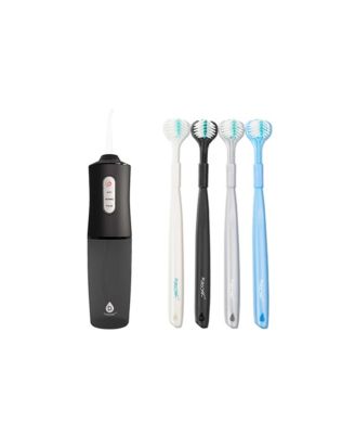 USB Rechargeable Water Flosser and 3D Advanced Tech Toothbrush Set