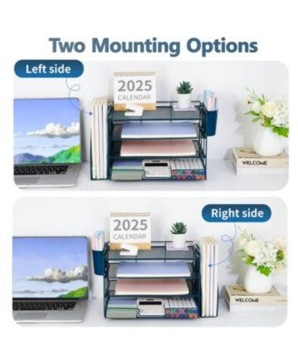 Desk Organizer 4-Tier File Drawer Pen Holders