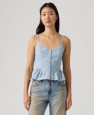Premium Women's Monet Floral Sleeveless Blouse