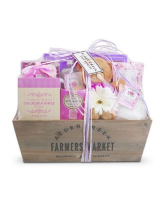 Pampered Rose Self Care Gift Basket, 8-Pc.