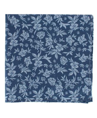 Men's Oleander Floral and Vine Patterned Handkerchiefs (Pack of 3