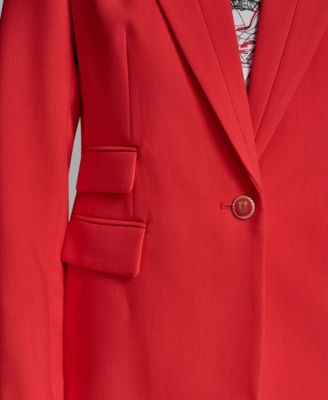 Women's Notch Lapel Woven Jacket