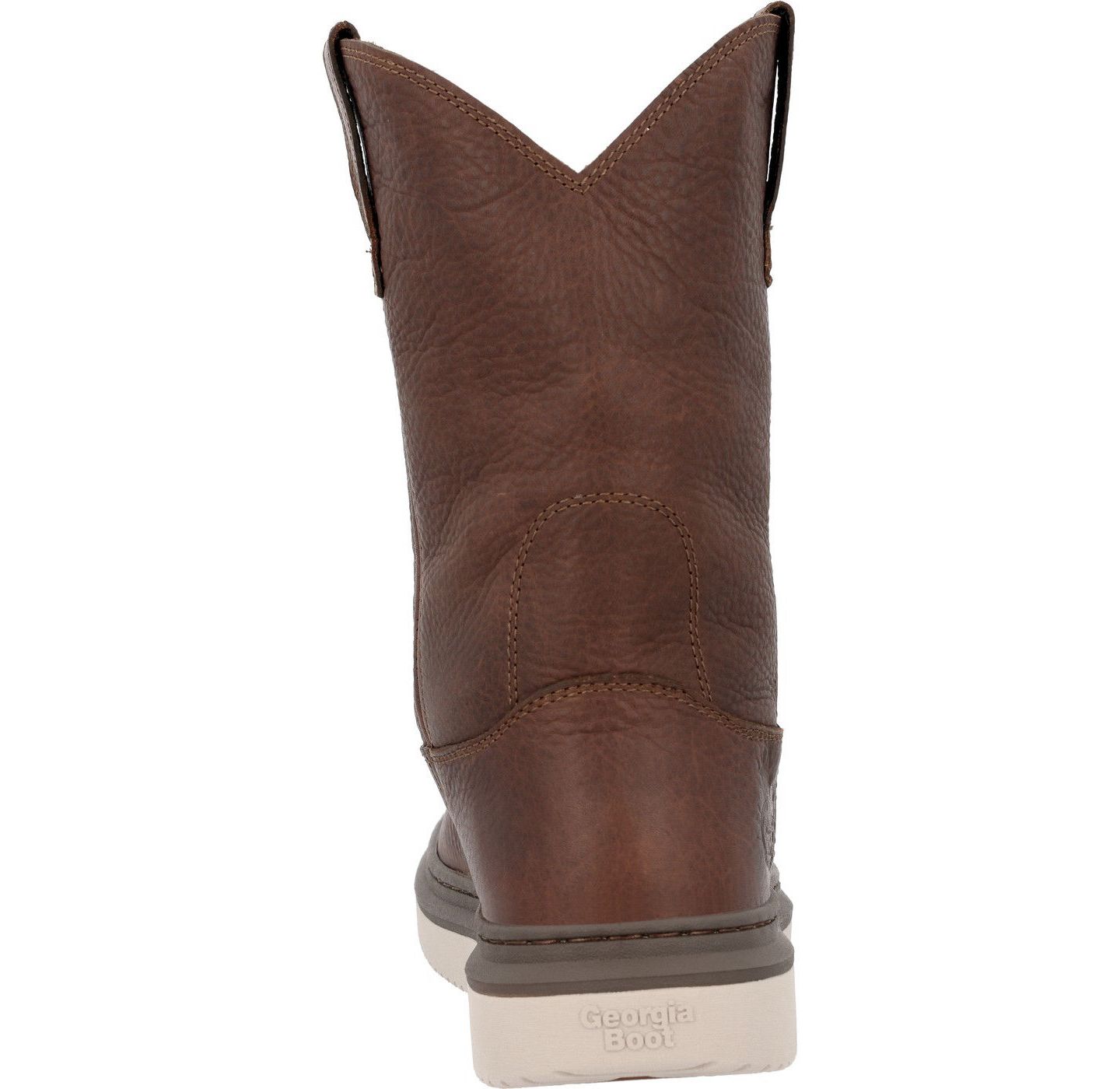 Мужские ботинки GEORGIA BOOT Wedge Superlyte 11" Pull-On Work Boot, цвет: Коричневый — фото 19
