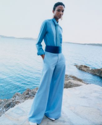 Women's Classic Fit Linen Shirt