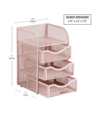 Mesh Binder Clip Basket Office Storage