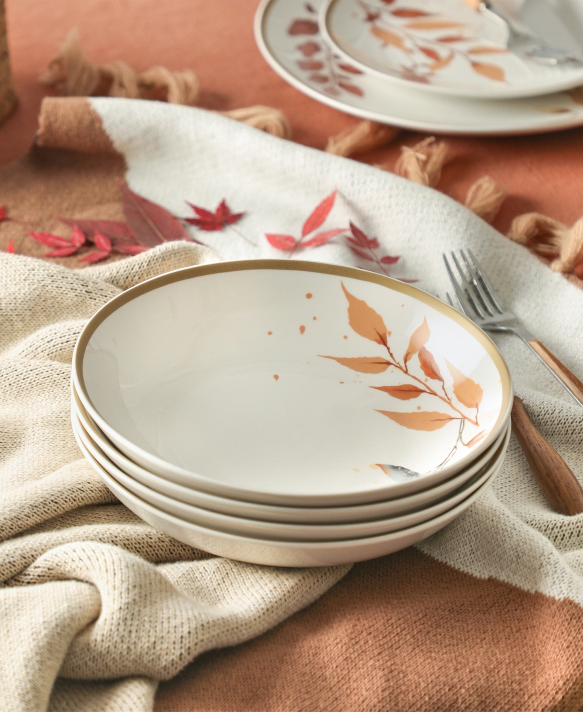 Stone Lain Maple -Pc. Dinnerware Set