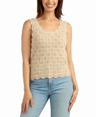 Women's Scoop Neck Sweater Top
