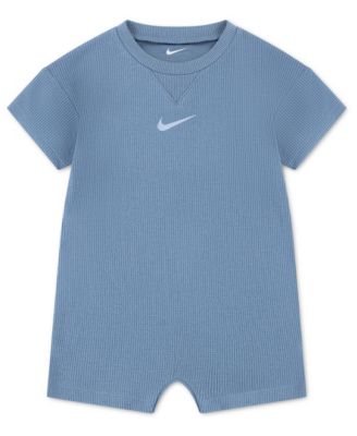 Baby Boys' and Girls' Crewneck Waffle Romper