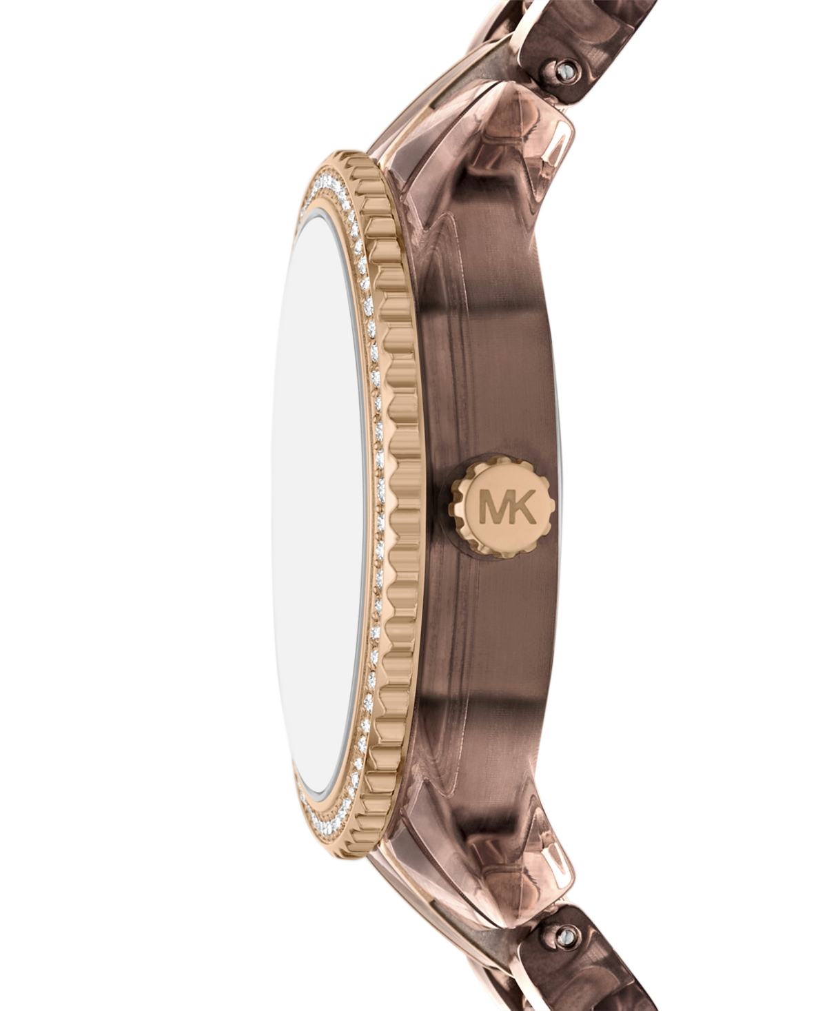 Michael Kors Women's Bryant Quartz Multifunction Beige Gold Mixed Watch 35mm