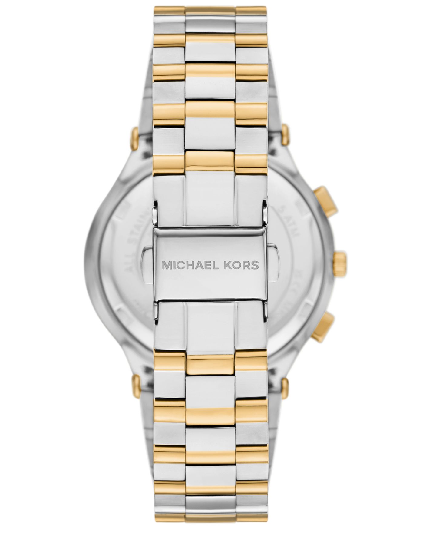 Женские часы Michael Kors Billie Quartz Chronograph Two-Tone Stainless Steel Watch 37mm — фото 3