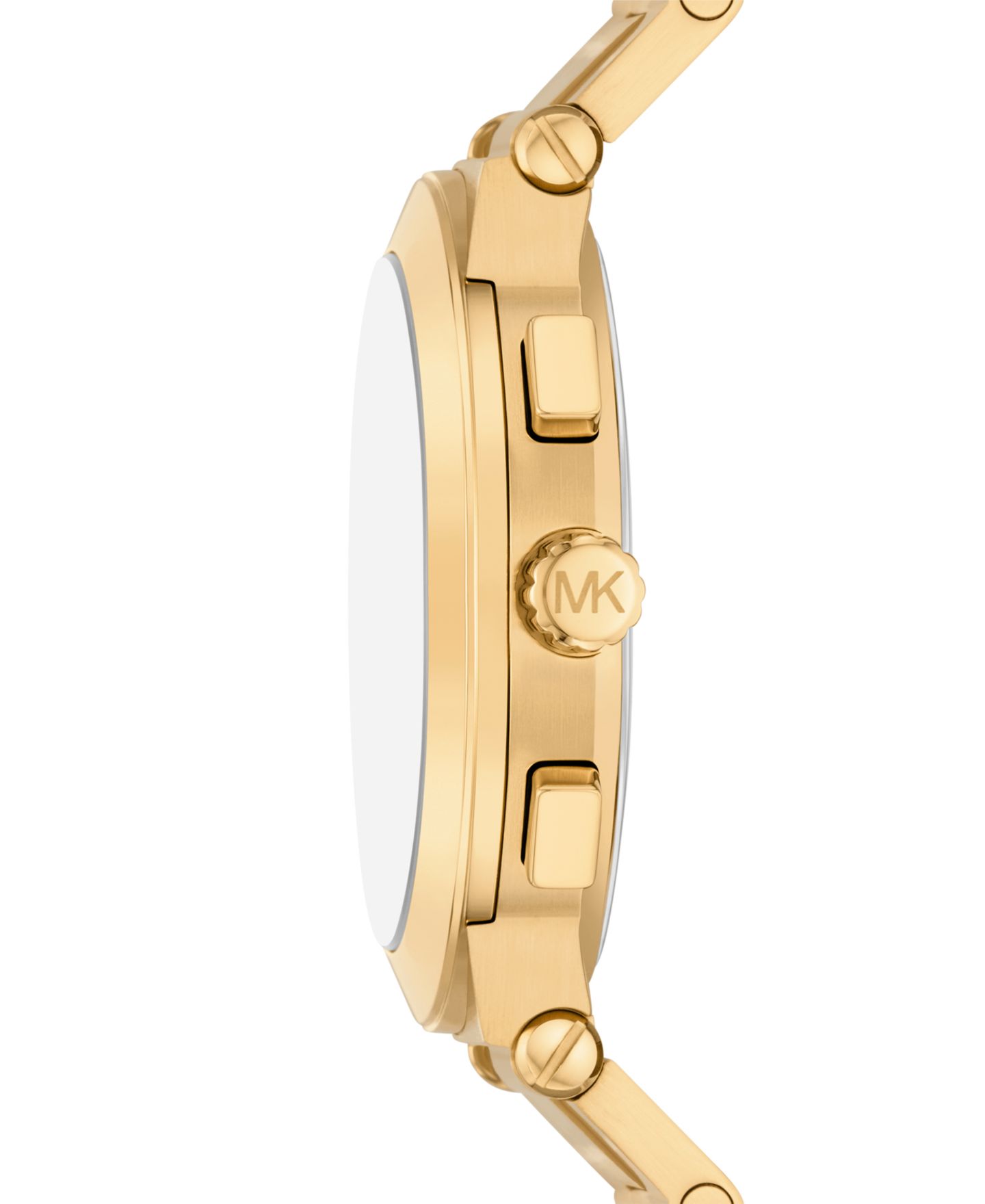 Мужские часы Michael Kors Billie Quartz Chronograph Gold Stainless Steel Watch 44mm — фото 2
