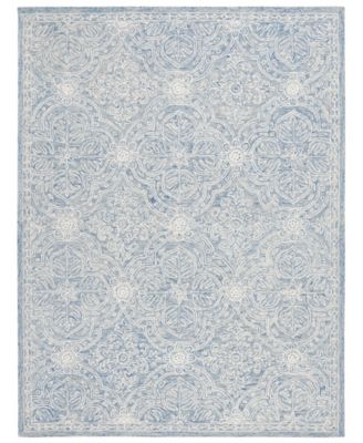 Etienne LRL6603M Blue and Ivory 9' X 12' Area Rug