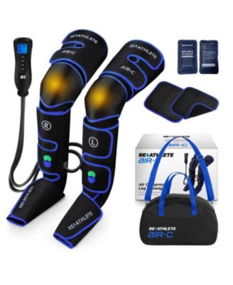 Reathlete Air-c Leg and Foot Compression Massager Recover Boots - Black