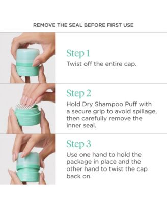 Style + Treat Translucent Dry Shampoo Puff, 0.53 oz.