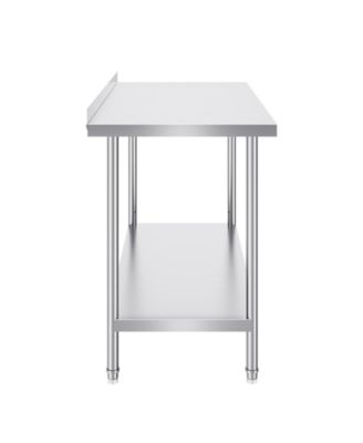 Heavy Duty Stainless Steel Work Table 24 x 48 x 36 in for Restaurant and Home Use