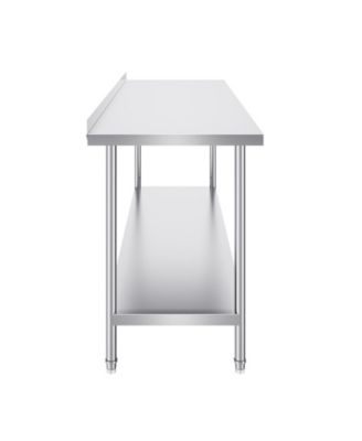Stainless Steel Heavy Duty Prep Work Table 24 x 72 x 36 in for Kitchen