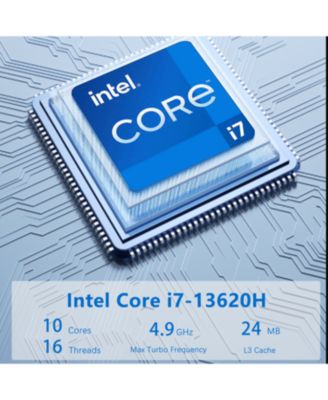 ThinkCentre Small Form Factor Business Desktop, Intel Core i7-13620H, 16GB DDR5, 512GB SSD, Wired KB and Mouse, Windows 11 Pro