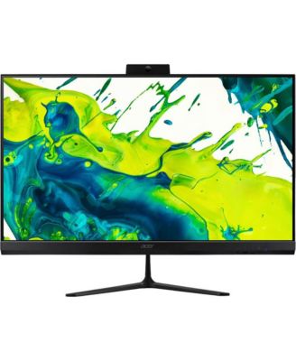 27" All-in-One Desktop AMD Ryzen 5 7430U 16GB RAM Radeon Graphics 512GB SSD Windows 11 Home Full HD Display - Black