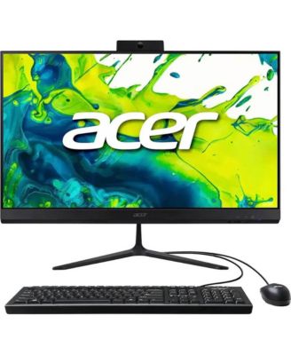 24" All-in-One Desktop Intel Core i3 1305U 8GB RAM Intel UHD Graphics 512GB SSD Windows 11 Home Full HD IPS 120Hz - Black